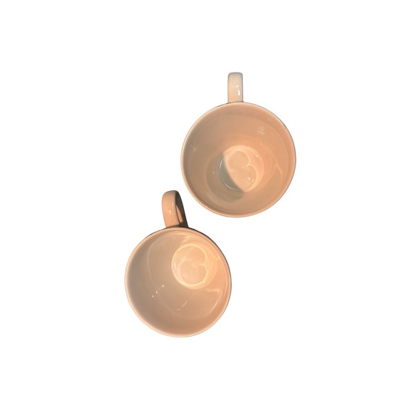 Misono Cafe Paris Art Deco Coffee Tea Mugs Set of 2 French Ladies with Hats - Picture 4 of 6